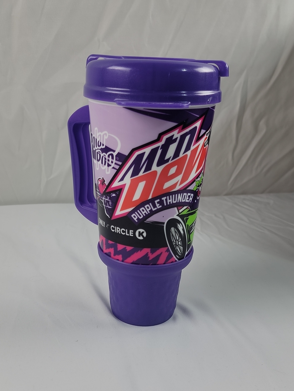 Mountain Dew Purple Thunder 32oz Polar Pop travel mug exclusively sold Circle K